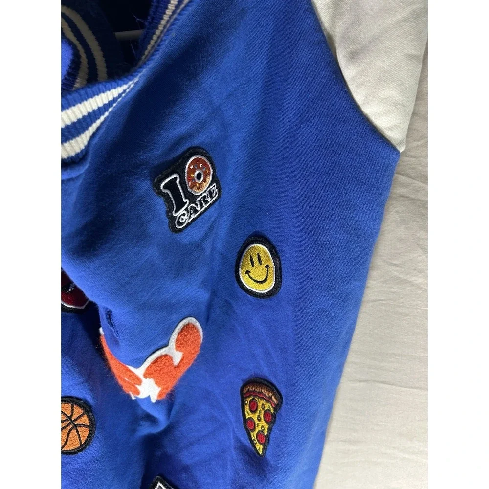 FuzzYard Treats Dog Hoodie Sweater Blue Size 7 Patch Large Pet Apparel‎